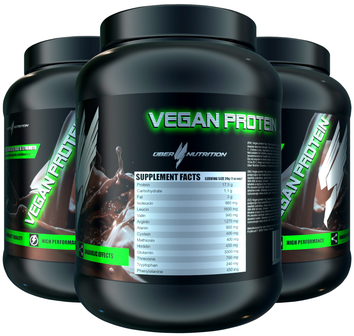 vegan protein_ label